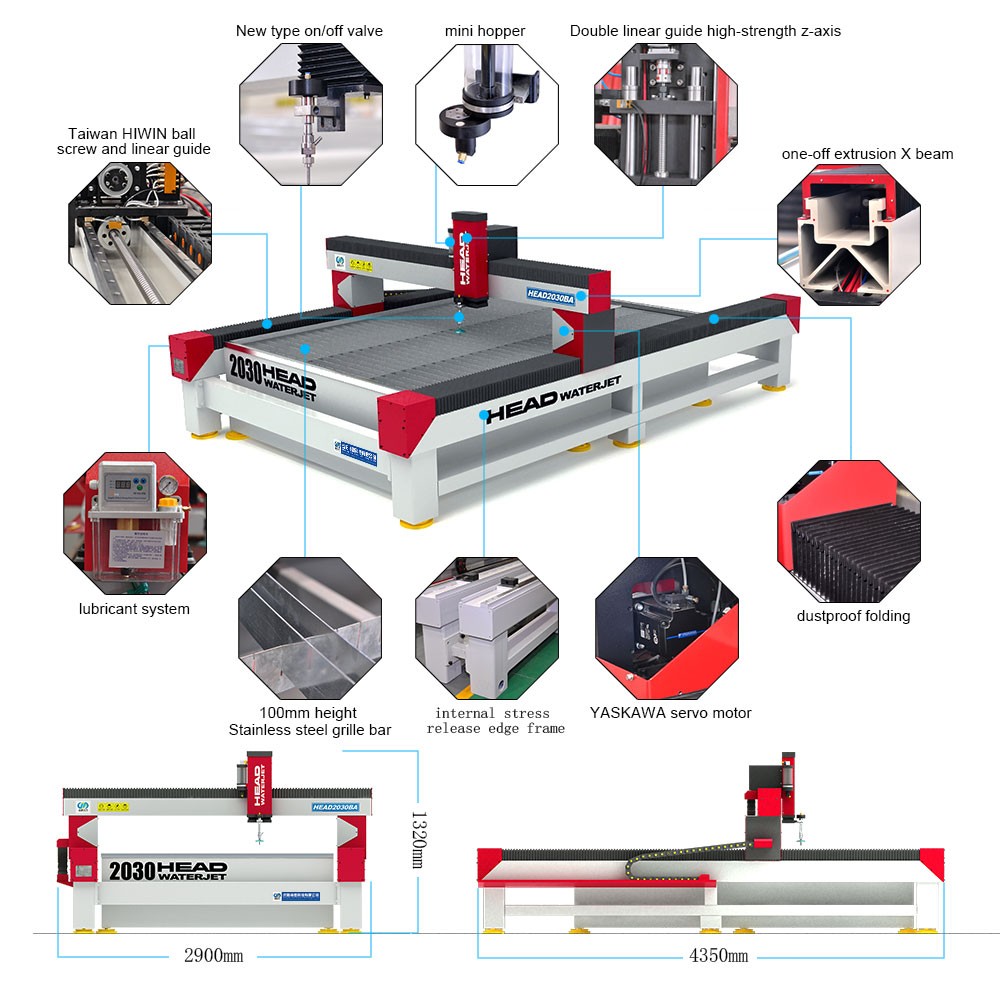 water jet cutting machine