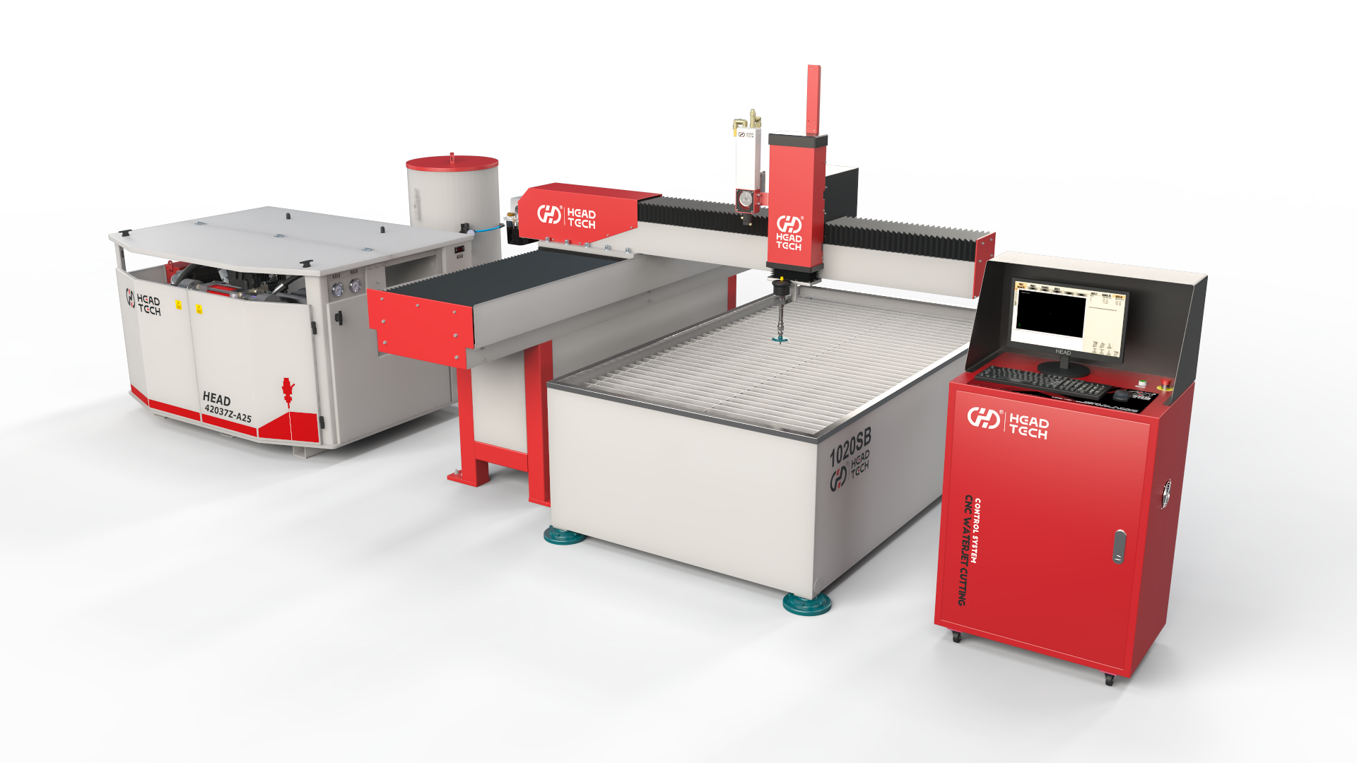 3 Axis 1000*2000mm Small Water Jet Cutter