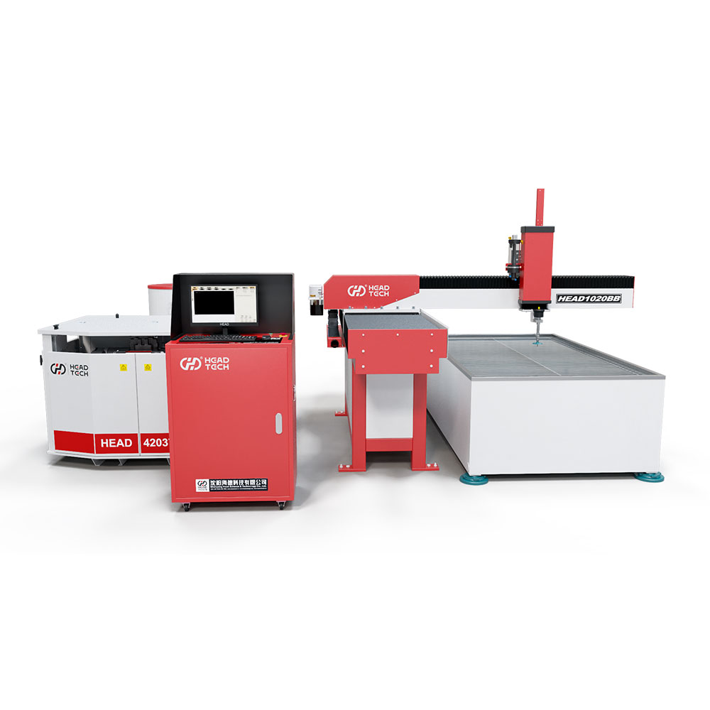 3 Axis 1000*2000mm Carbon Steel Sheet Metal Water Jet Cutting Machine