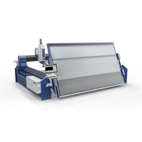 2025 New Design 5 Axis HEAD 4000*2000mm Water Jet Cutting Machine 