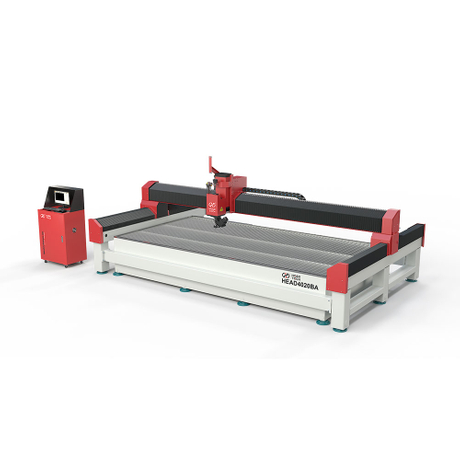 2025 New Design 5 Axis HEAD 4000*2000mm Waterjet Cutting Machine 