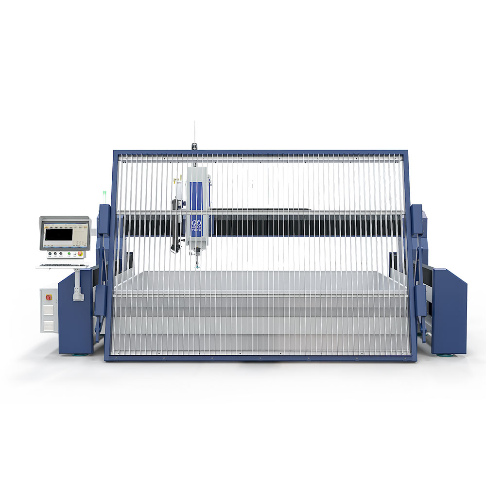 2025 New Design 3 Axis HEAD 3000*2000mm Water Jet Cutting Machine 