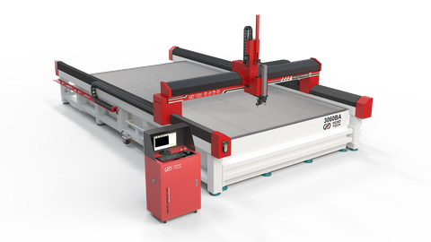 2025 New Design HEAD 3000*6000mm 5 Axis Water Jet Cutter