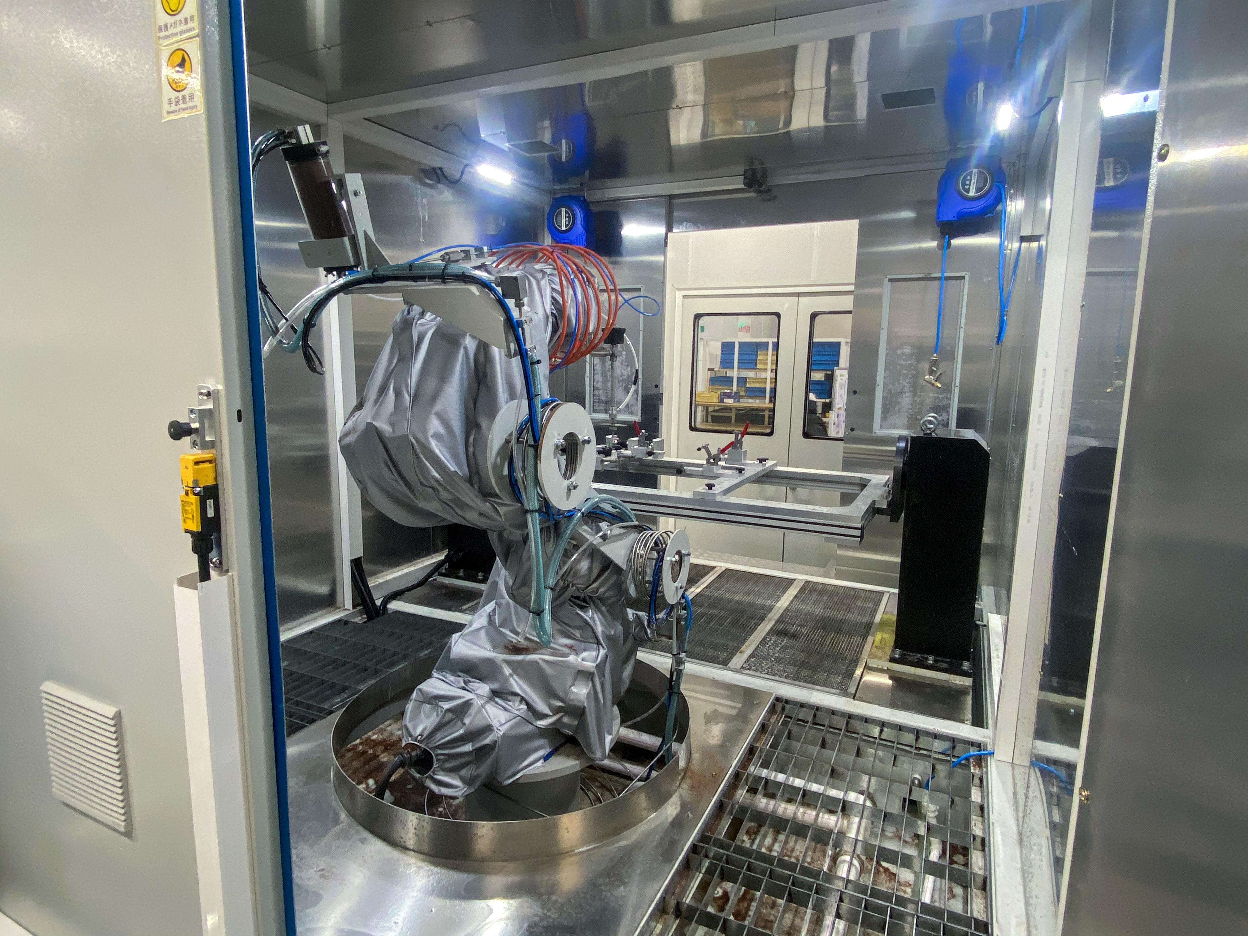 焊点取样检测切割设备 机械臂 进相检测 日本安道拓 (7)