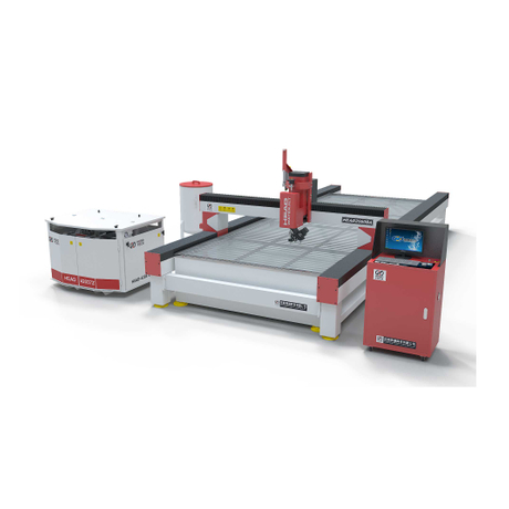 2000*6000mm Gantry Type Waterjet Cutting Machine 