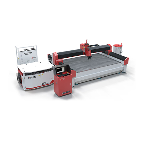 2025 New Design HEAD 5 Axis 3000*2000mm Waterjet Cutting Machine Factory Price