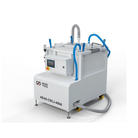 Empty Sand From Water Jet Cutting Machine Auto Abrasive Removal System 