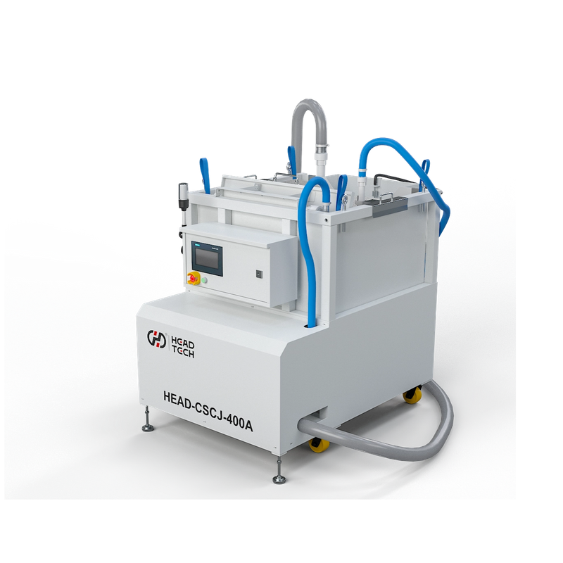 Empty Sand From Water Jet Cutting Machine Auto Abrasive Removal System 