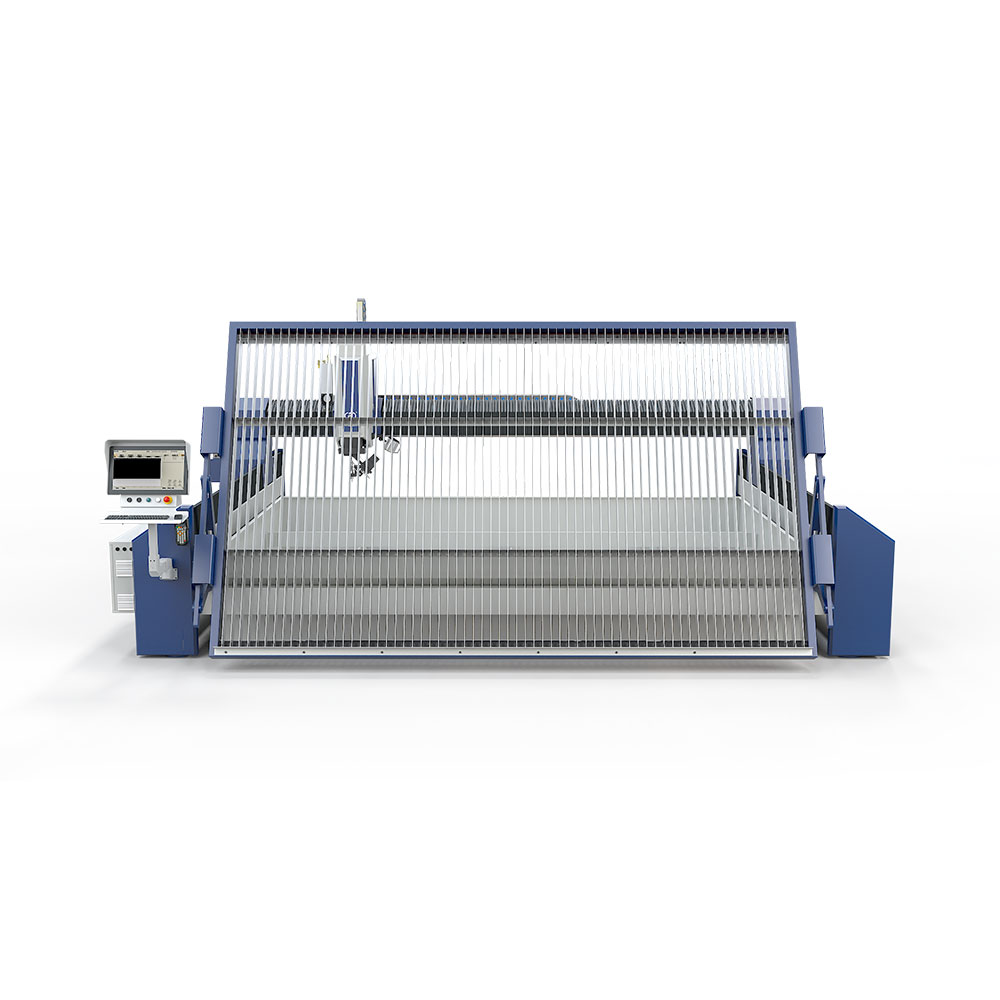 2025 New Design 5 Axis HEAD 4000*2000mm Water Jet Cutting Machine 