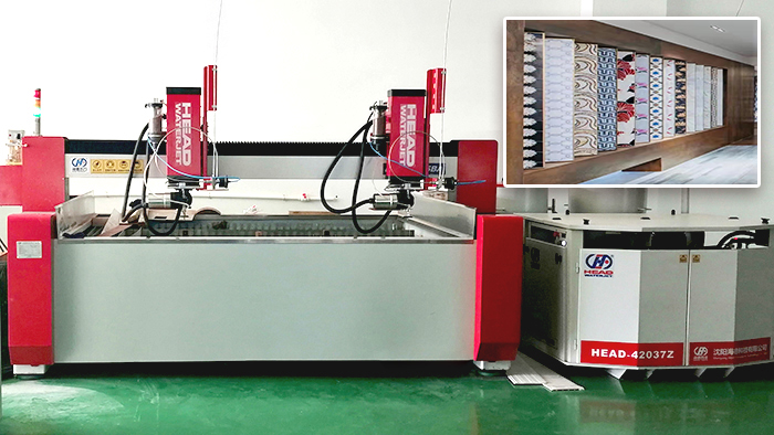 Water jet cutting machine